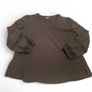 Chico’s Women’s Blouse With Decorative Sleeve - no size listed, oversized small